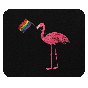 Discover Flamingo Rainbow Mouse Pads