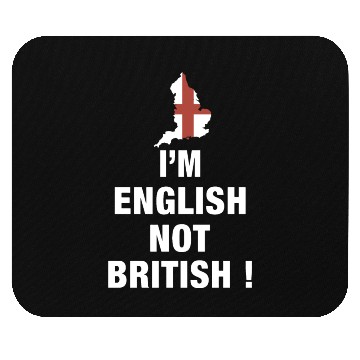 Discover i m english not british racing Mouse Pads