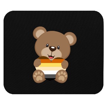Discover Teddy Bear LGBT Gay Pride Cartoon CSD Fetish Mouse Pads
