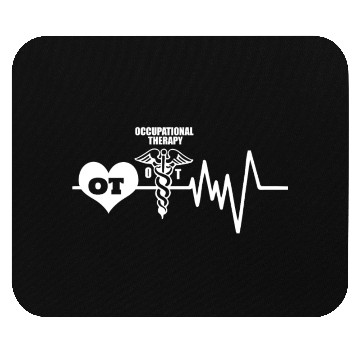 Discover Occupational Therapy Heartbeat Mouse Pads