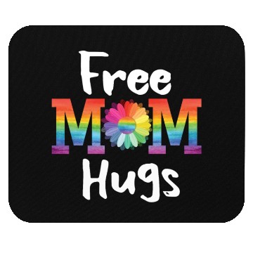 Discover Free Mom Hugs Daisy Flower LGBT Pride Parades Gift Mouse Pads
