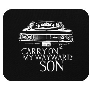 Discover Carry on my wayward son Supernatural Mouse Pads