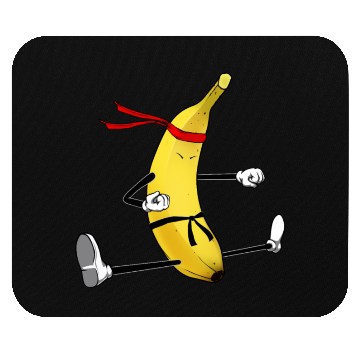 Discover Banana Split Funny Yellow Ripen Fruit Mouse Pads