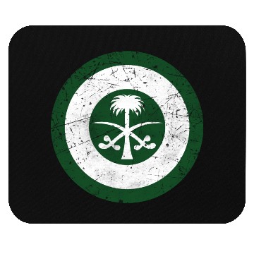 Discover Saudi Arabia Air Force Flag Roundel Mouse Pads