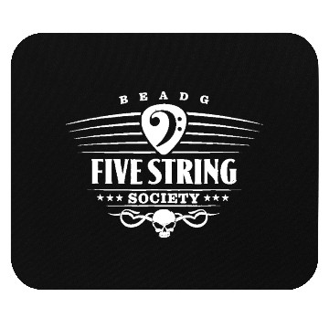Discover Mens Five String Society Mouse Pads for 5 String Bass