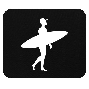 Discover Surfer Surfboard Ocean Vacation Beach Mouse Pads