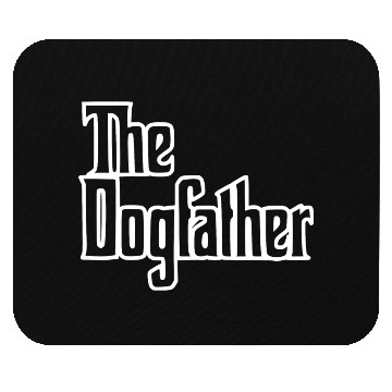 Discover dogfather font1 Mouse Pads
