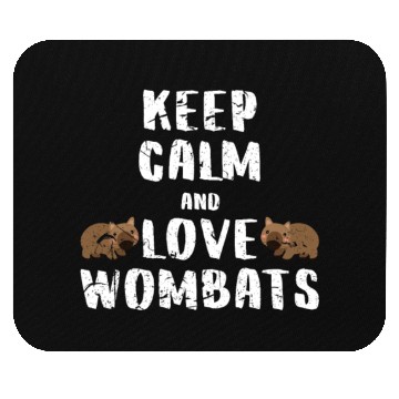 Discover Wombat Love Mouse Pads