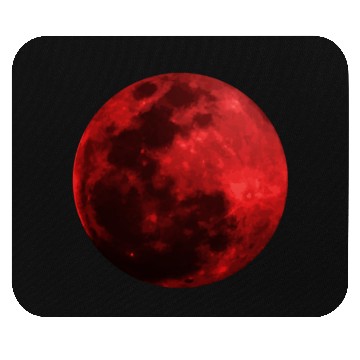 Discover Blood Moon - Space - Graphic Realistic Mouse Pads
