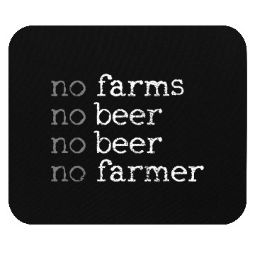 Discover Farming Farm Beer Mouse Pads