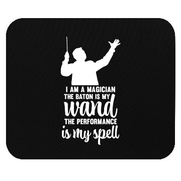 Discover Orchestra Conductor Baton Musical Director Maestro Mouse Pads