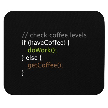 Discover Computer Science Nerd Geek Programmer Coffee Work Mouse Pads