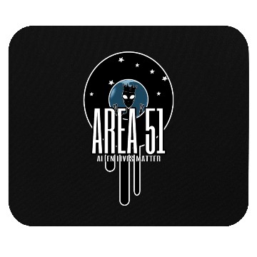 Discover Alien Area 51 Mouse Pads