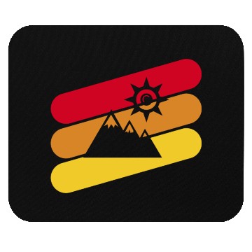 Discover Mountains Mountain Mountaineering Mouse Pads