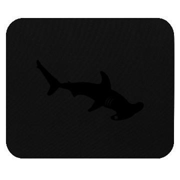 Discover Silhouette design - Hammerhead Shark Mouse Pads