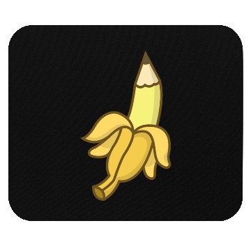 Discover Banana pencil Mouse Pads