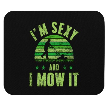 Discover Lawn Mowing Sexy Mouse Pads