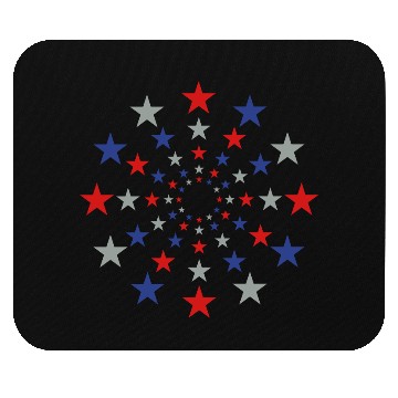 Discover STAR STARS AMERICAN EXPLOSION Vector B Mouse Pads
