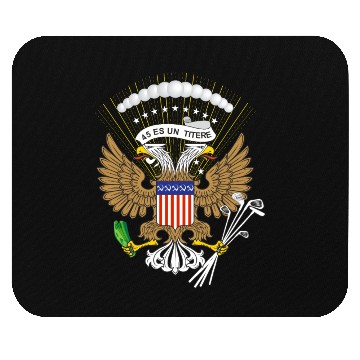 Discover Fake Presidential Seal 45 Es Un Titere Mouse Pads