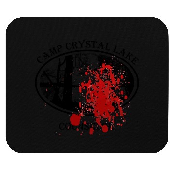 Discover Crystal Lake Counselor Mouse Pads