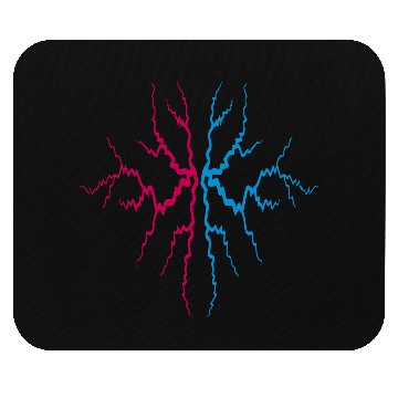 Discover colorful tattoo lightning thunder weather storm st Mouse Pads