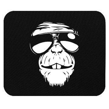Discover monkey funky gorilla Mouse Pads