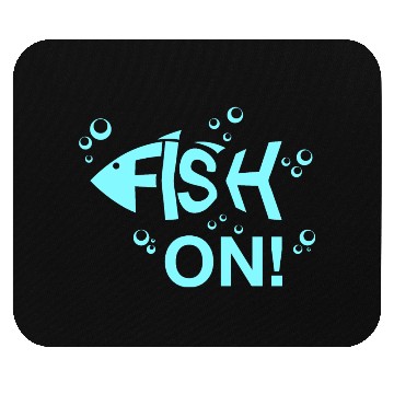 Discover Fish on Fisherman Bone Gift Mouse Pads