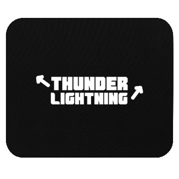 Discover Thunder and Lightning Muscle and Workout design Mouse Pads