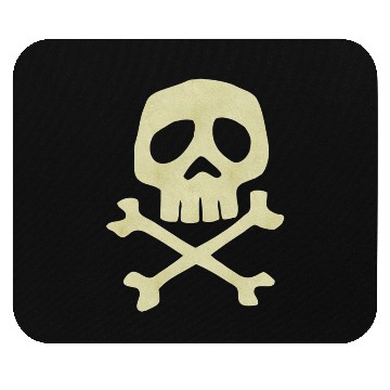 Discover Misfits Style Captain Harlock Skull Crossbones Mouse Pads