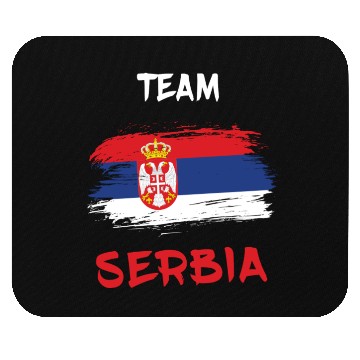 Discover Team Serbia / Flag Mouse Pads