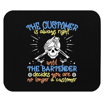Discover Funny Bartender Mouse Pads