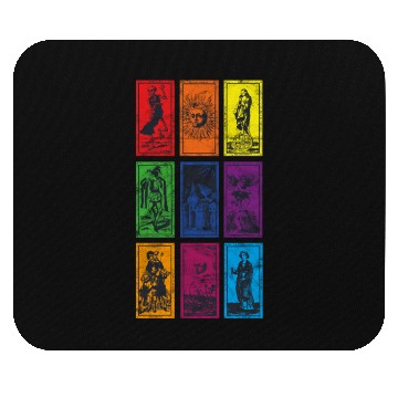 Discover Occult Alchemy Tarot Card The Death Devil Mouse Pads