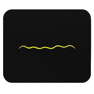 Discover stroke yellow Mouse Pads