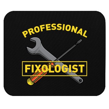 Discover Professional Fixologist Handyman DIY Craftsman Mouse Pads
