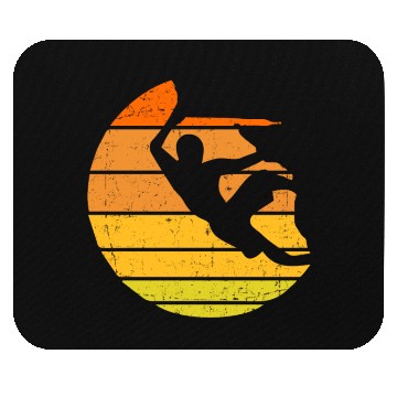 Discover Rock climbing climber mountains Mouse Pads