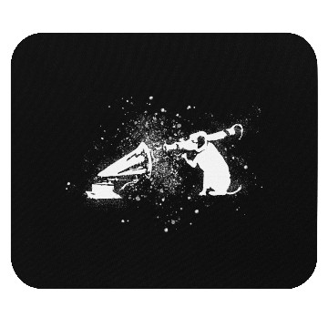 Discover Banksy Rocket Dog HMV Splash Paint Artwork Mouse Pads