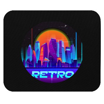 Discover Synthwave Space: Retrowave Mouse Pads