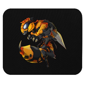 Discover Chameleon Wasp Monster Mouse Pads