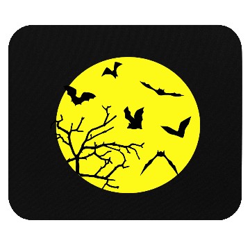 Discover Halloween bats Mouse Pads