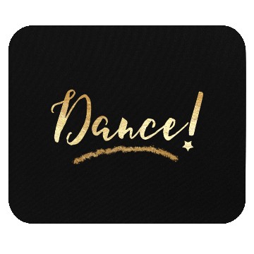 Discover Dance! Dance Star Gold Foil Mouse Pads