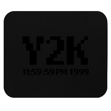 Discover Funny Y2K Black 01 Mouse Pads
