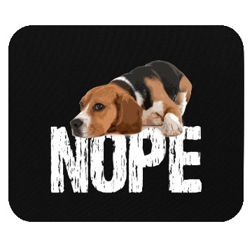 Discover beagle dog Mouse Pads