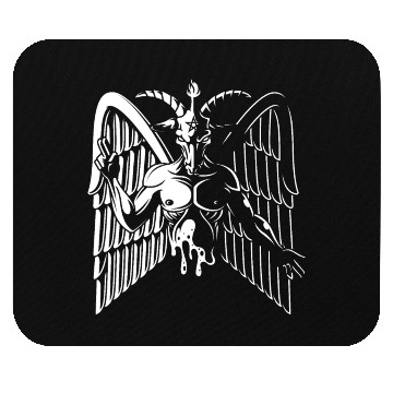 Discover Dark Goat Baphomet - Satanic Lucifer Beelzebub Mouse Pads