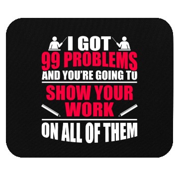 Discover Funny Math Teacher Gift College High School Mouse Pads