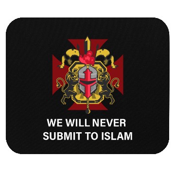 Discover We will never submit to Islam! Mouse Pads