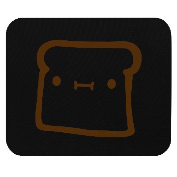 Discover bread toast slice bun sweet cute Mouse Pads