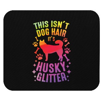 Discover Siberian Husky Dog Wolf Funny huskies Dog Hair Mouse Pads
