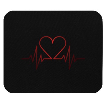 Discover Heart Beat Mouse Pads