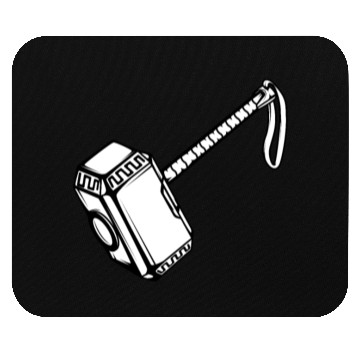 Discover Hammer Thor myth fable god greek gift Mouse Pads