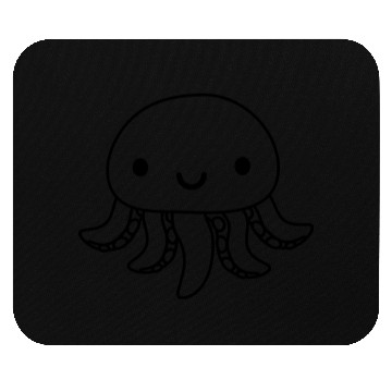 Discover cute sweet squid octopus Mouse Pads